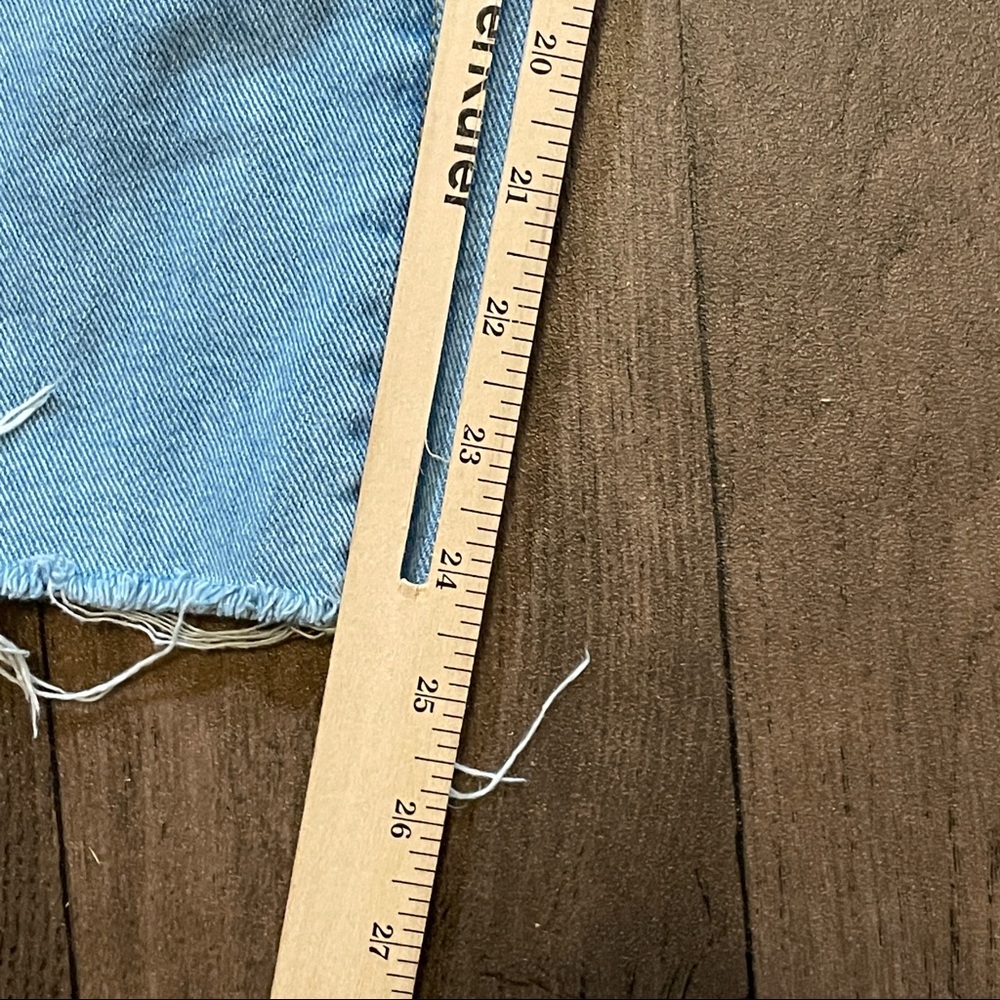 Pacsun Blue Denim Jeans Womens Size 26W x 24.5L - Picture 6 of 12
